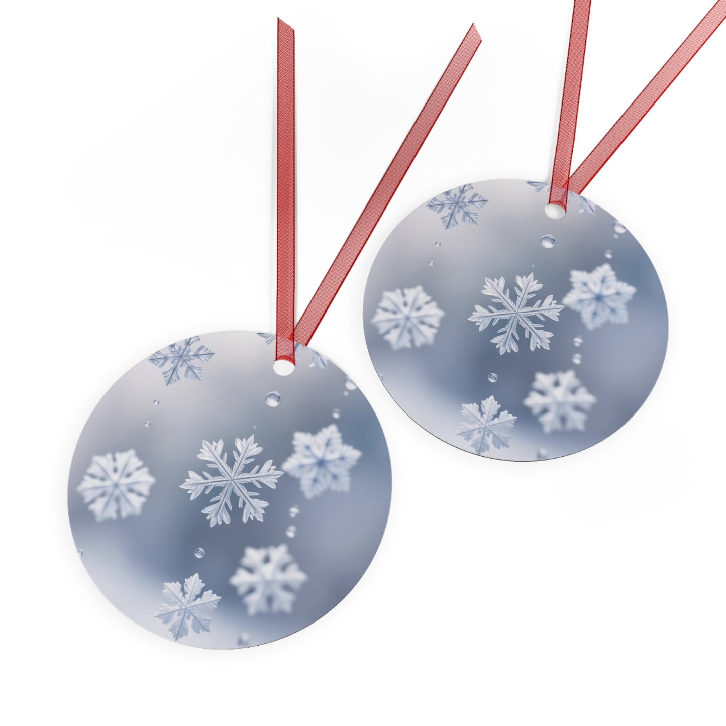 Exquisite Snowflake Ornaments - Delicate Winter Wonderland Decor Metal Ornament