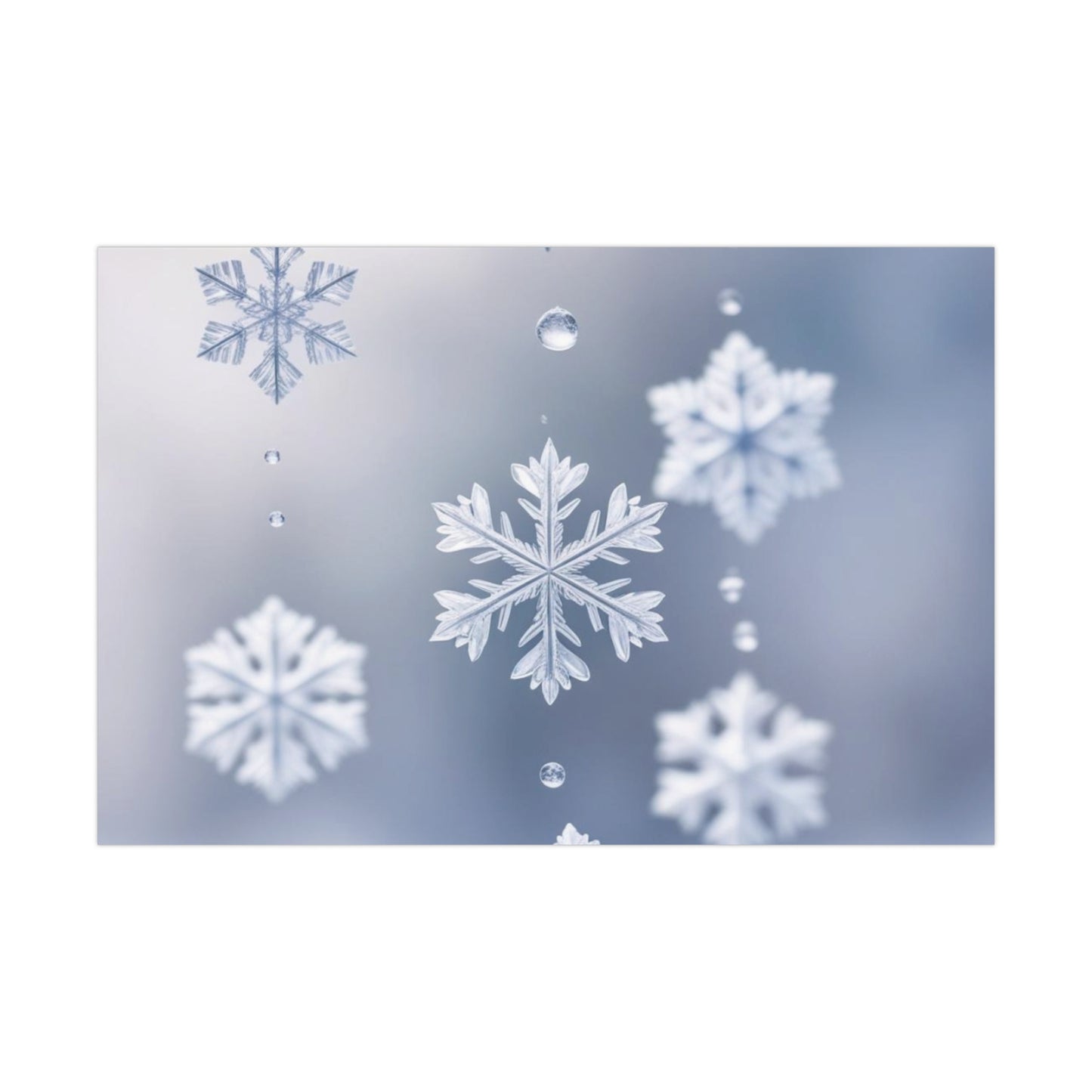 Snowflake Winter Wonderland Holiday Gift Wrap |  Wrapping Paper | Elegant Snowflakes Gift Wrap Paper