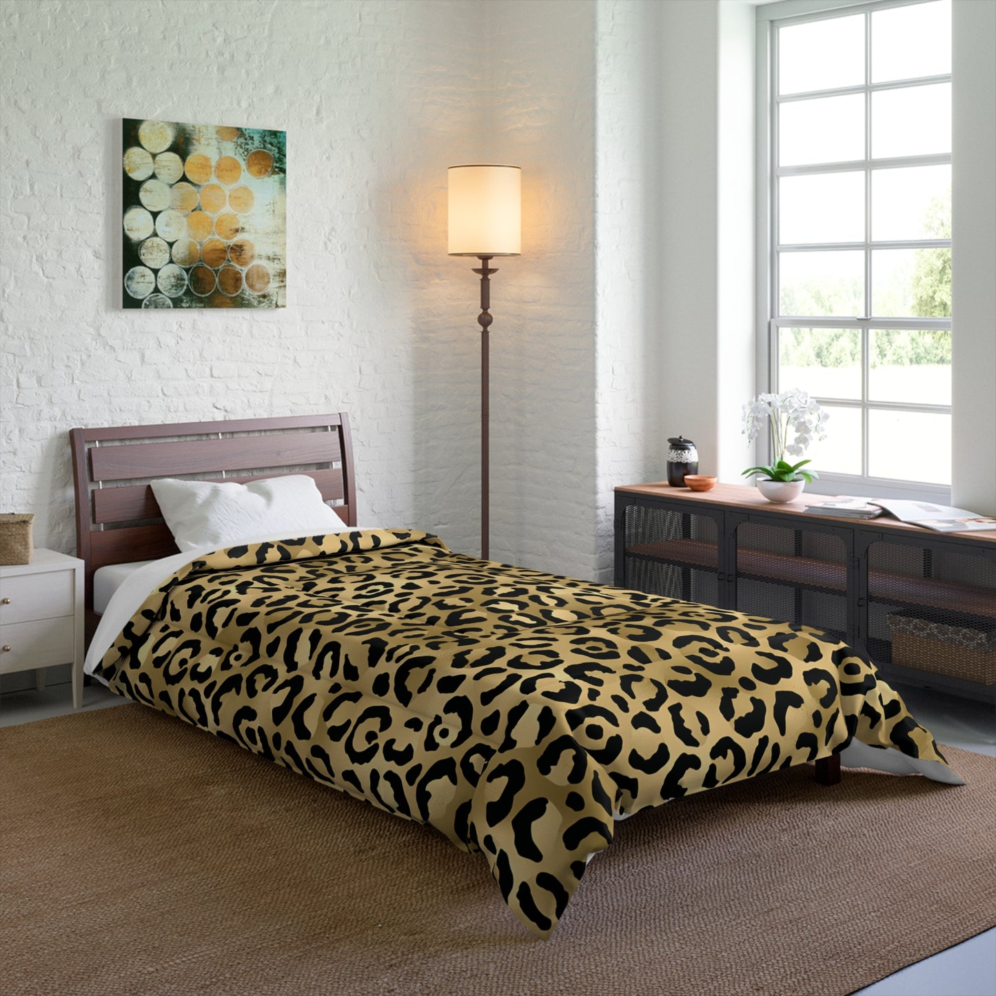 Leopard Print Comforter