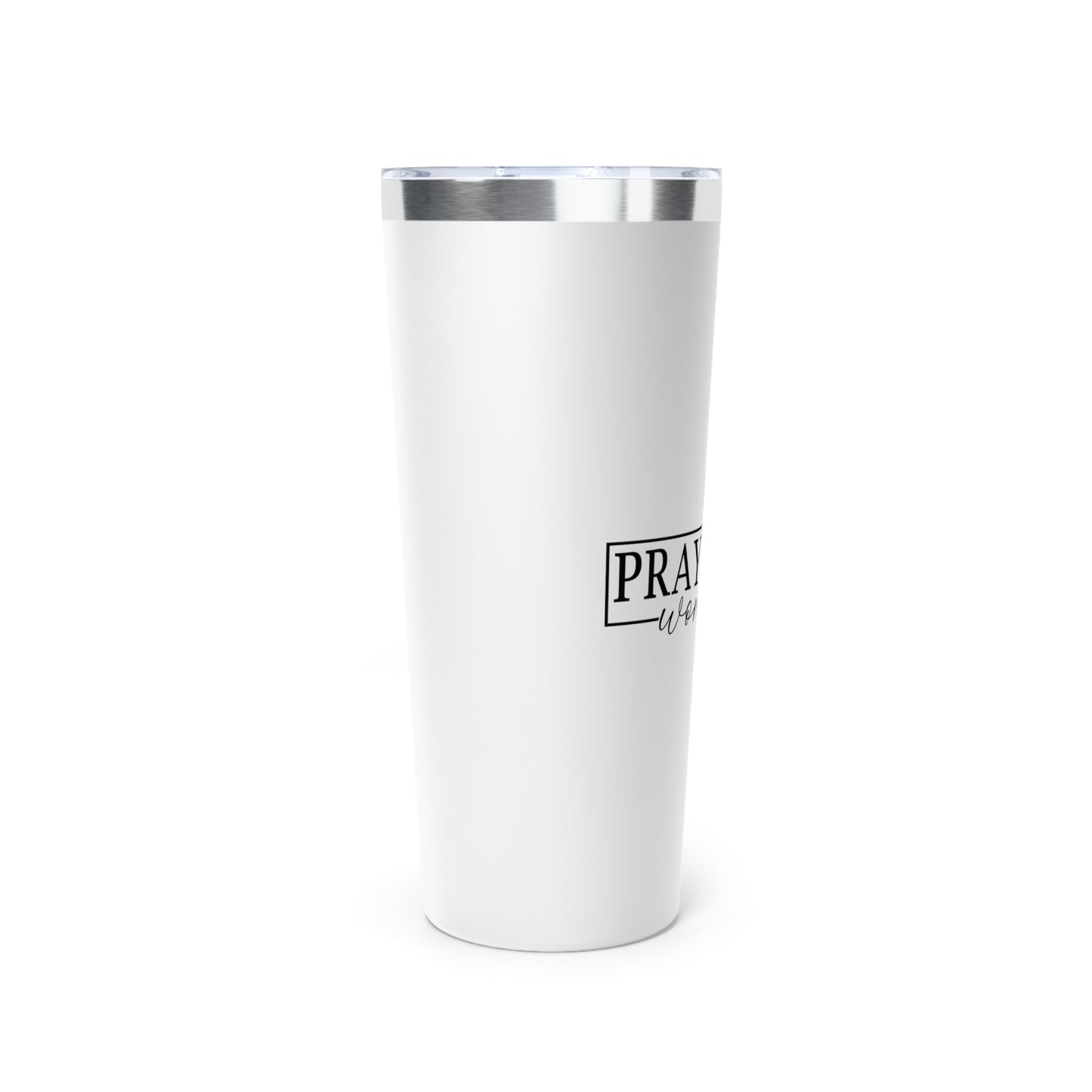 Pray More Copper Vacuum Insulated Tumbler, 22oz