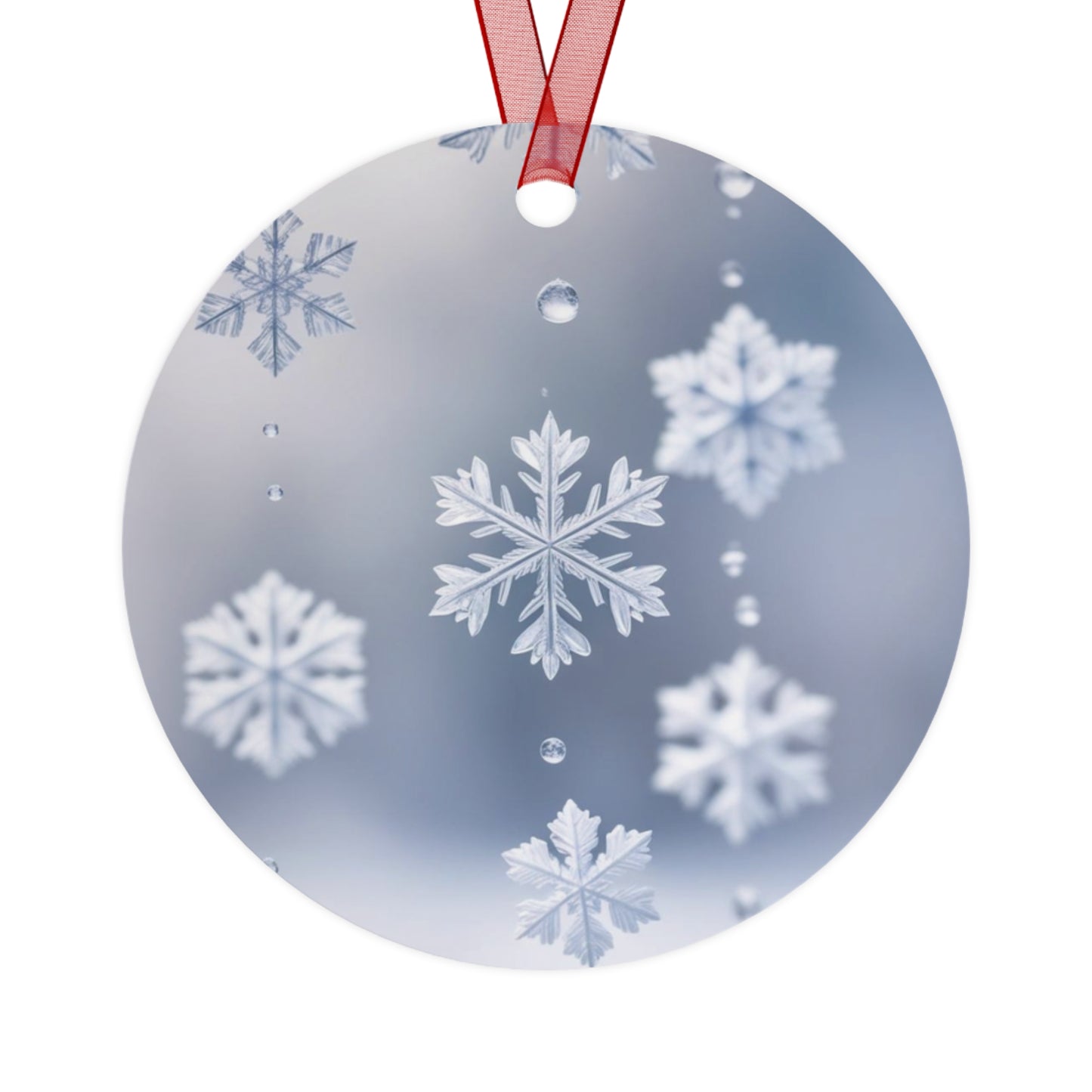 Exquisite Snowflake Ornaments - Delicate Winter Wonderland Decor Metal Ornament